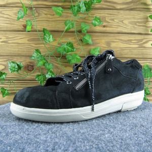Gravity Defyer TB7179FL Women Sneaker Shoes Black Leather Lace Up Size 11 Medium